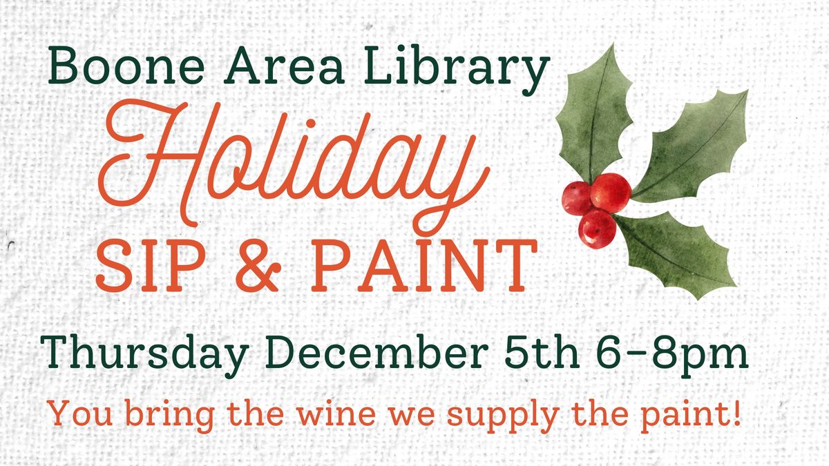 Holiday Paint and Sip