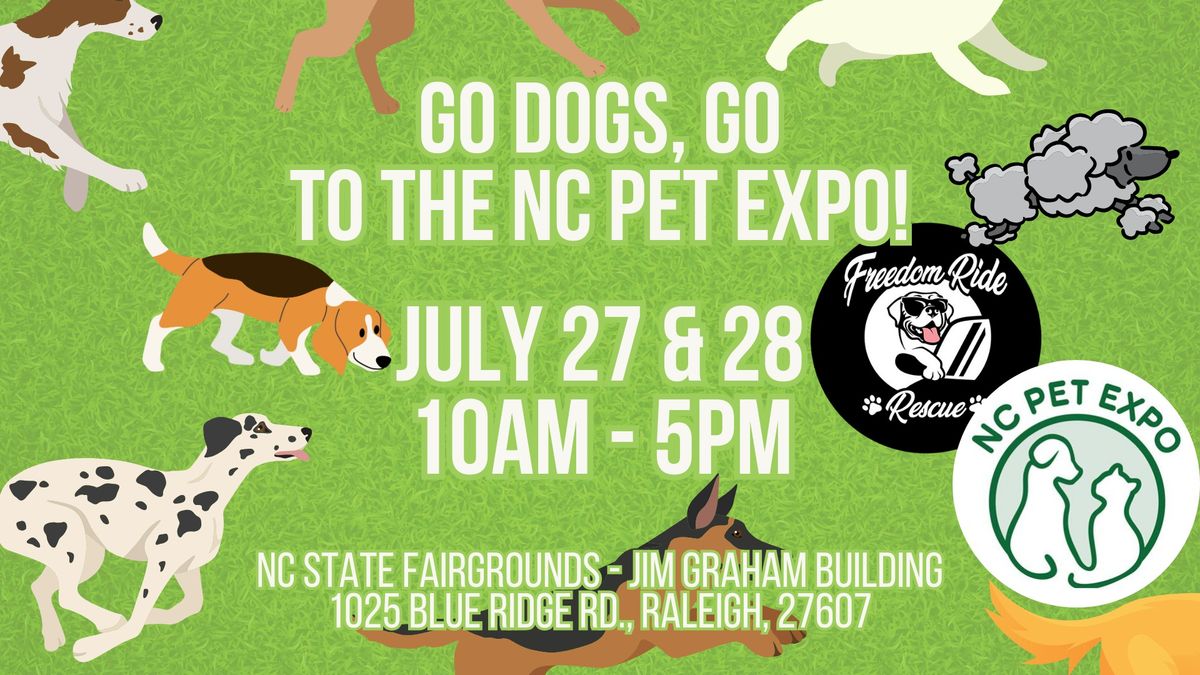 Go Dogs, Go to the NC Pet Expo! 
