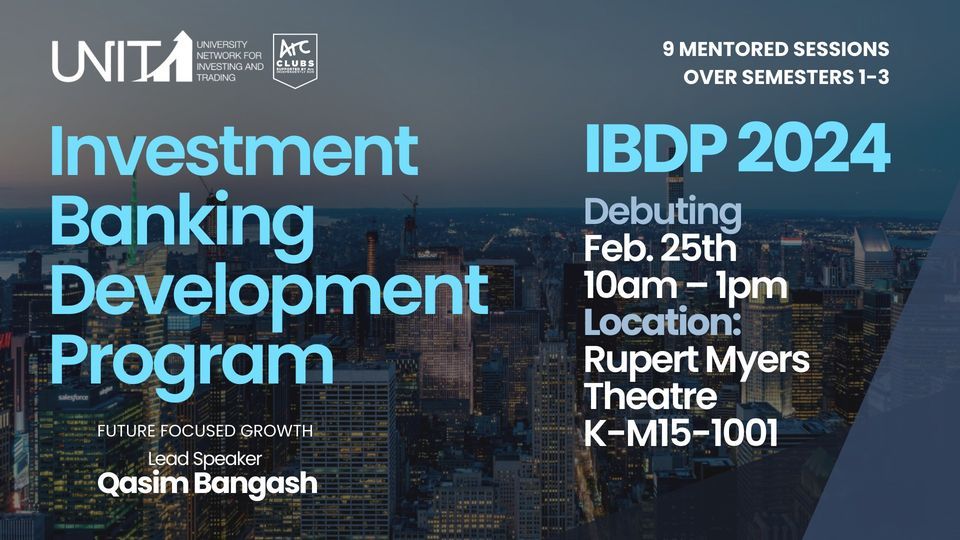 UNIT UNSW | Investment Banking Development Program (IBDP) 2024