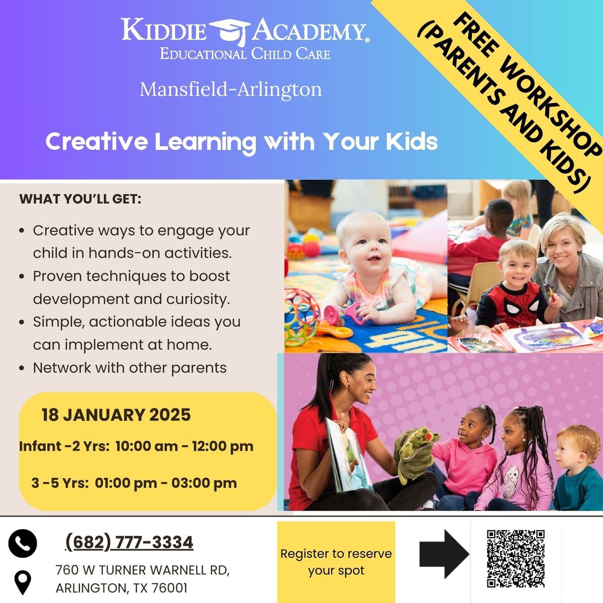 Little Minds, Big Ideas: Creative Learning with Your Kids Workshop(FREE)