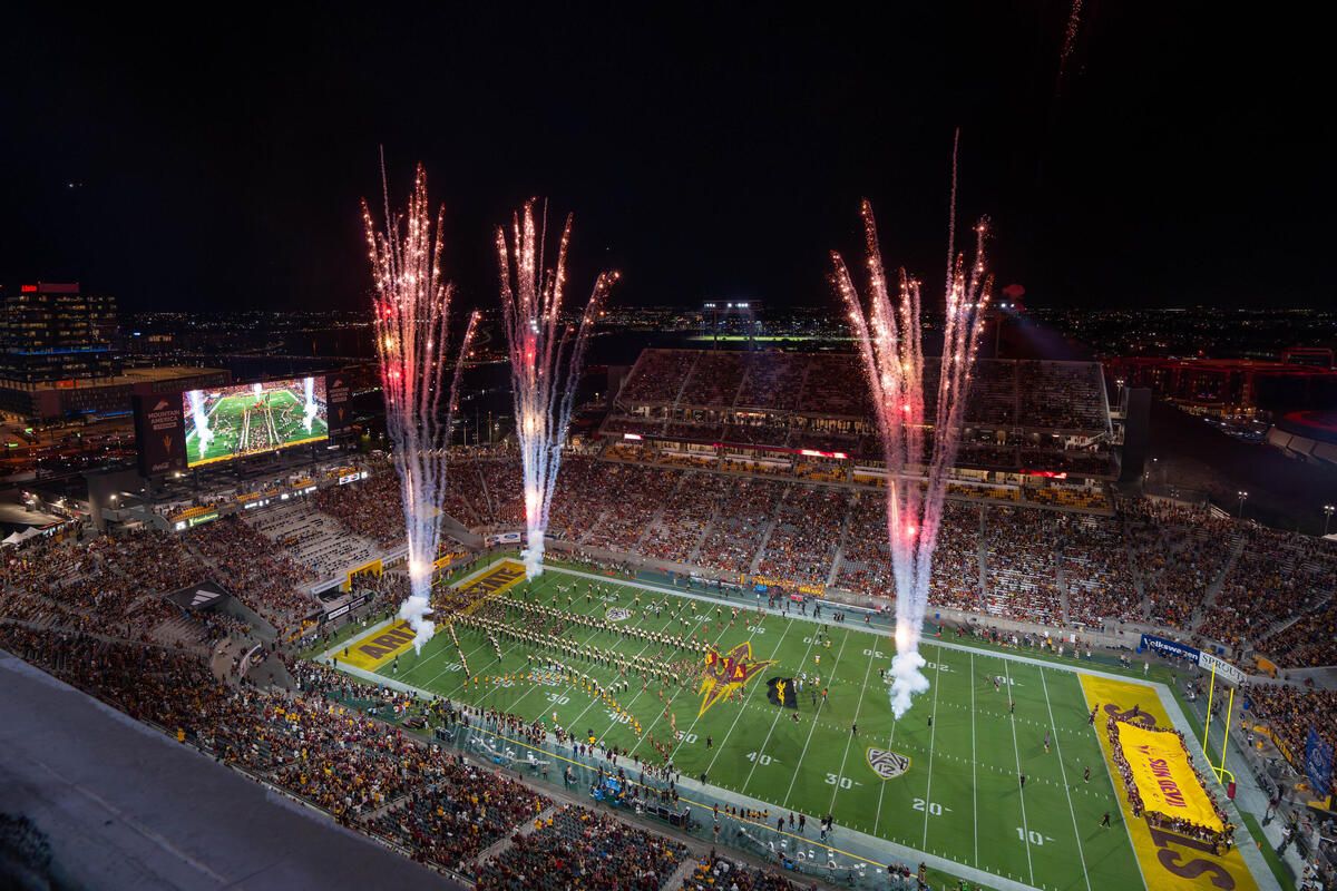 Arizona State Sun Devils at Kansas State Wildcats Football