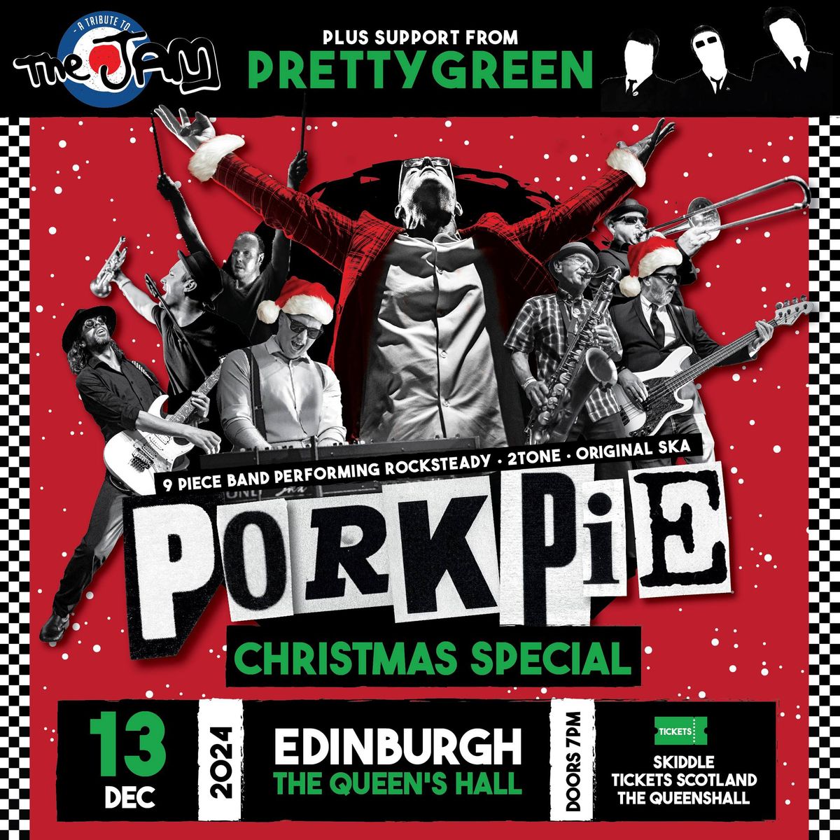 PorkPie Live plus Pretty Green (The Jam) Christmas Special