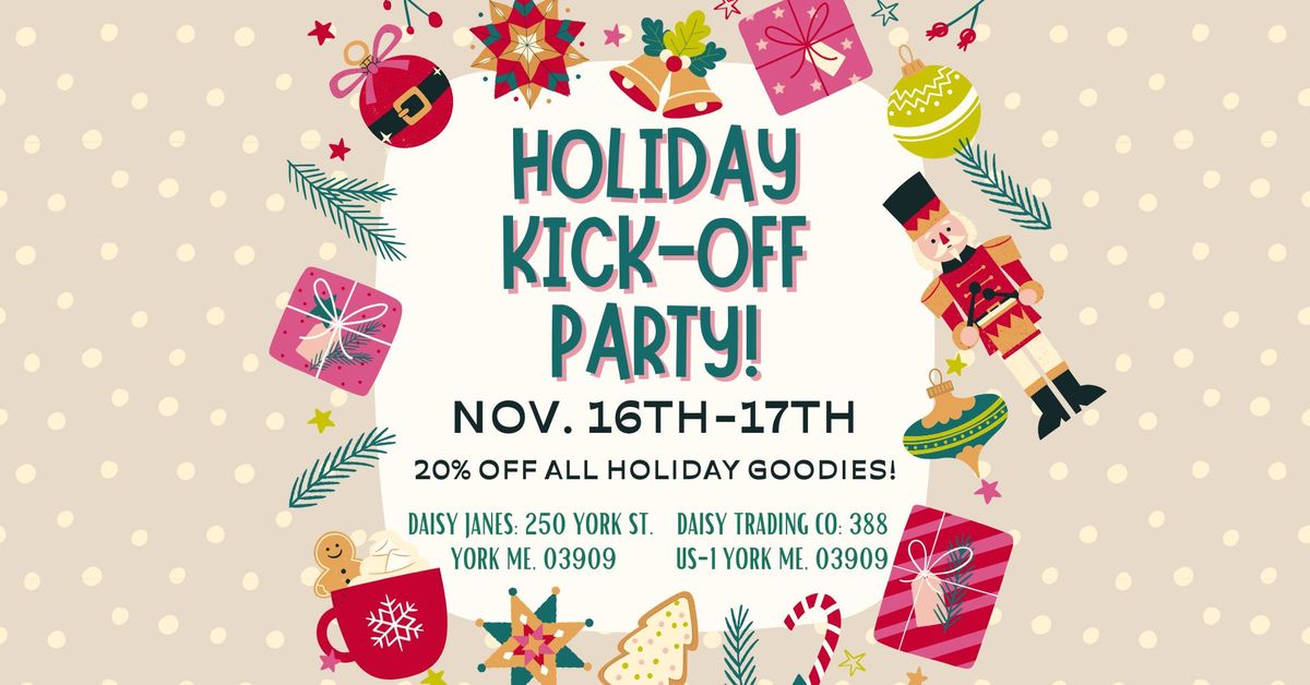 Holiday Kick-Off Party!