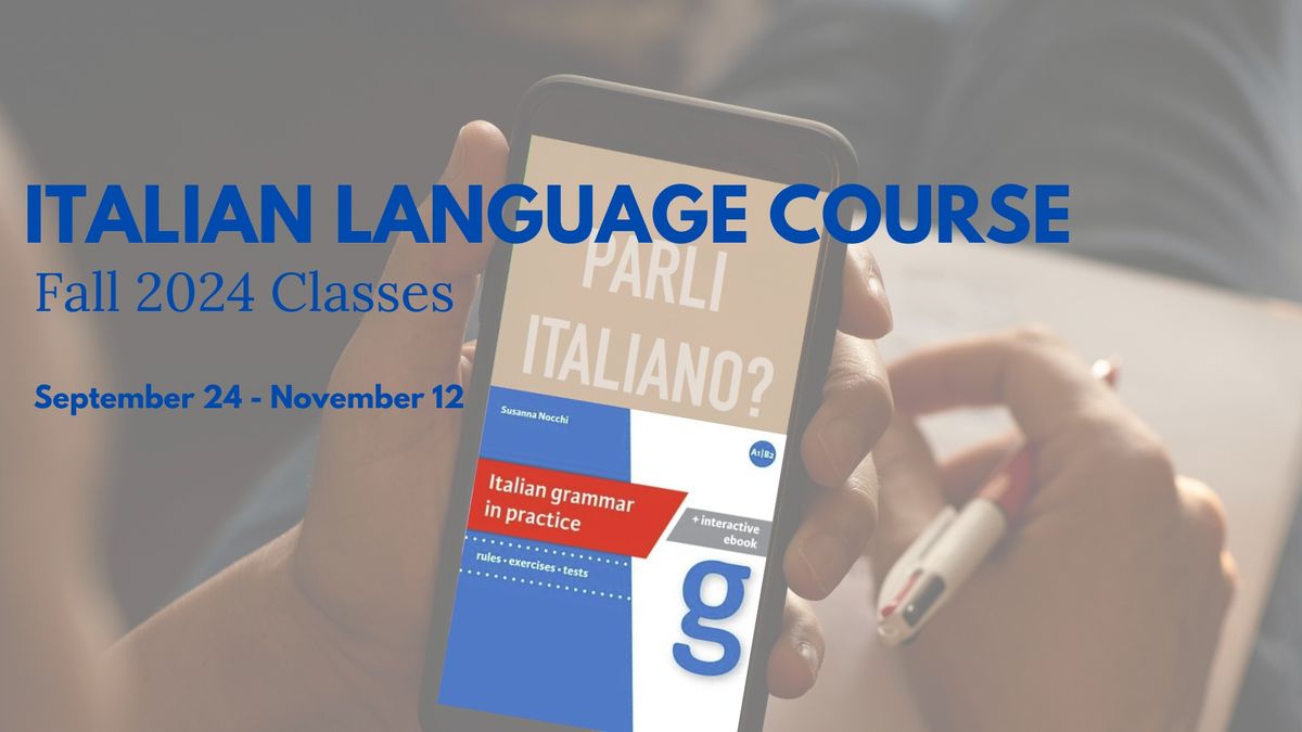 Language Classes: Learn & Practice Italian