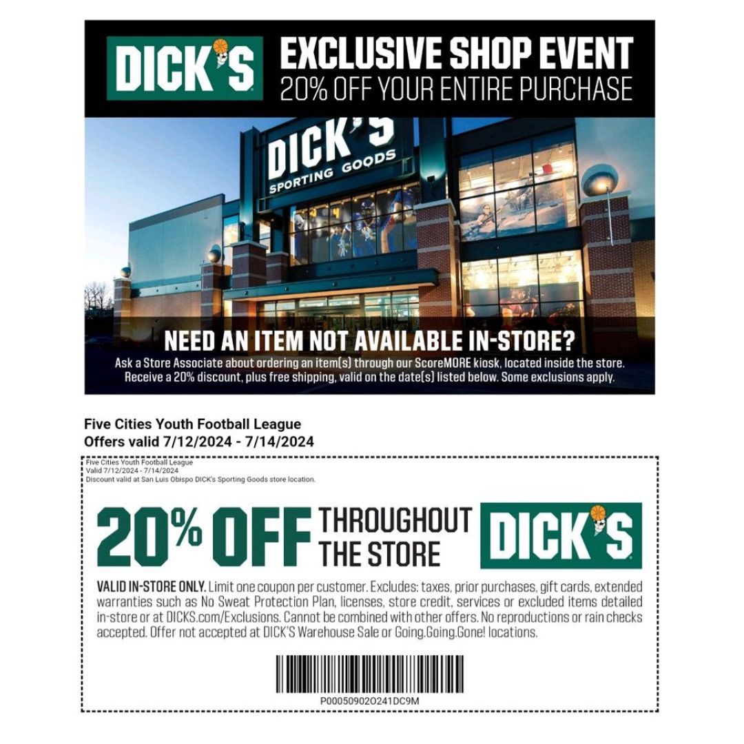 Dick\u2019s Exclusive Shop Event 
