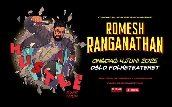 Romesh Ranganathan Live in Oslo \u2013 June 4, 2025