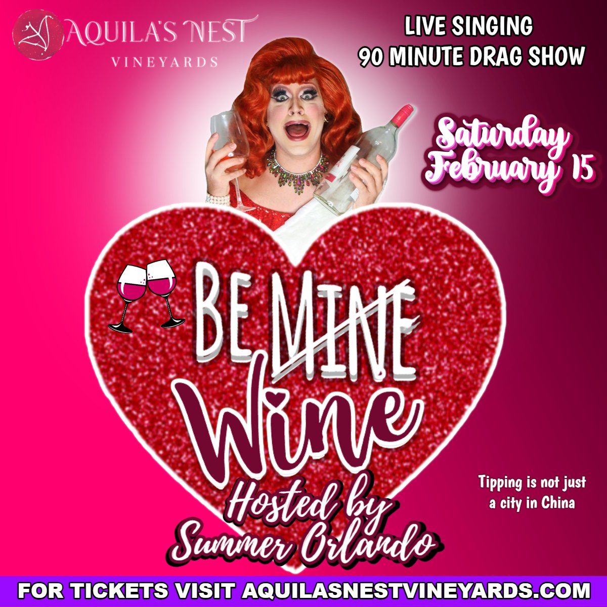 Be Wine Valentine's Music Drag Show