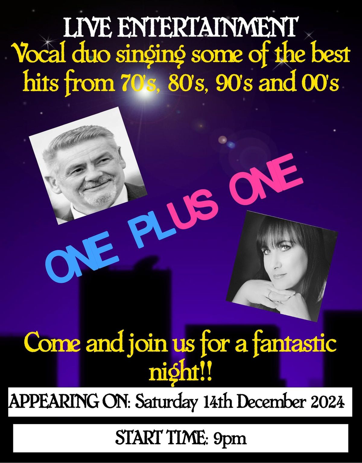 One Plus One @ St Gerard's Club, Lostock Hall