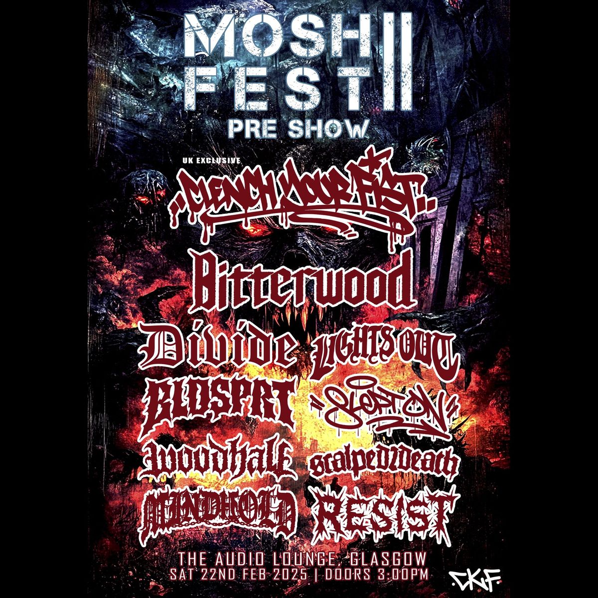 MOSHFEST II; PRE SHOW 1. 