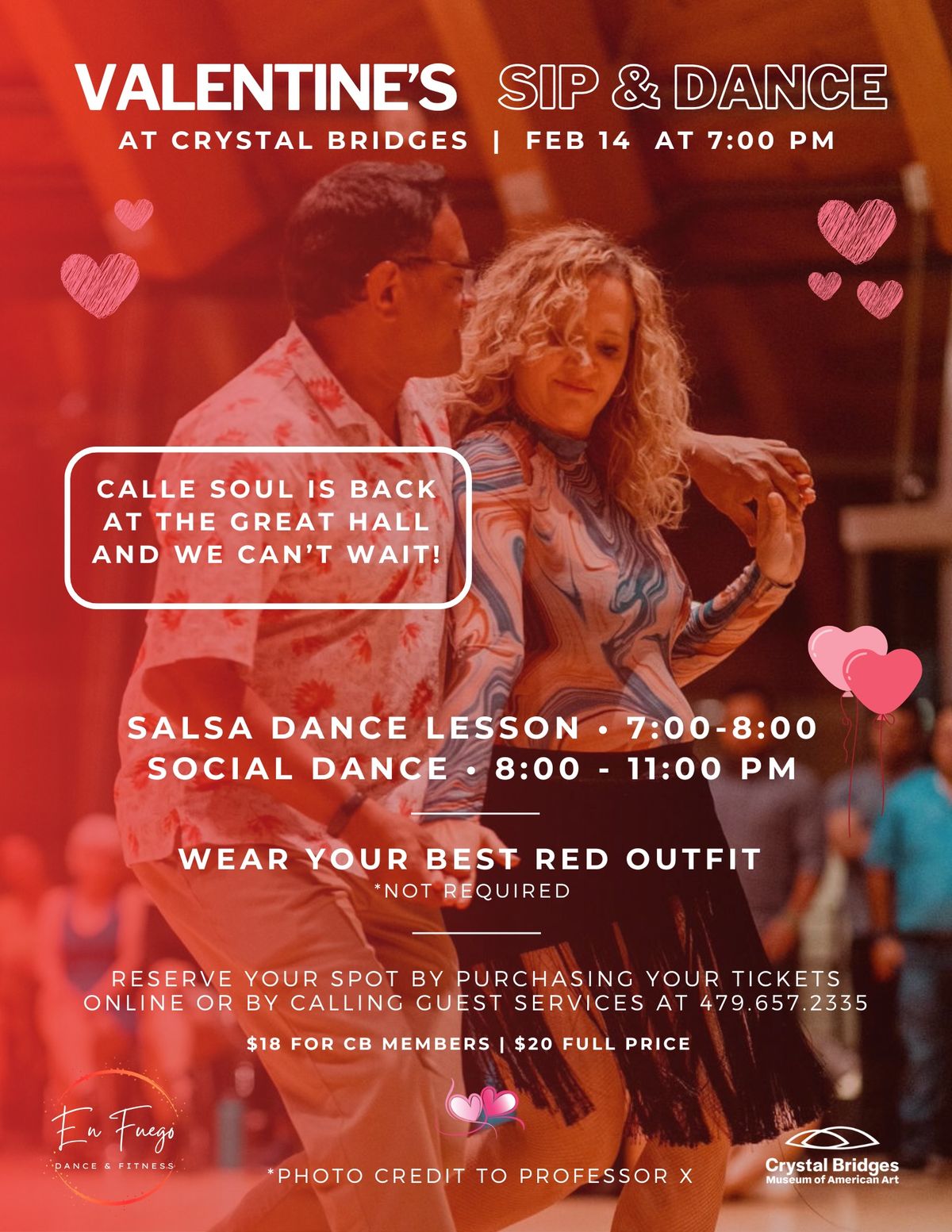 Valentine\u2019s Sip & Dance - with Calle Soul and En Fuego!