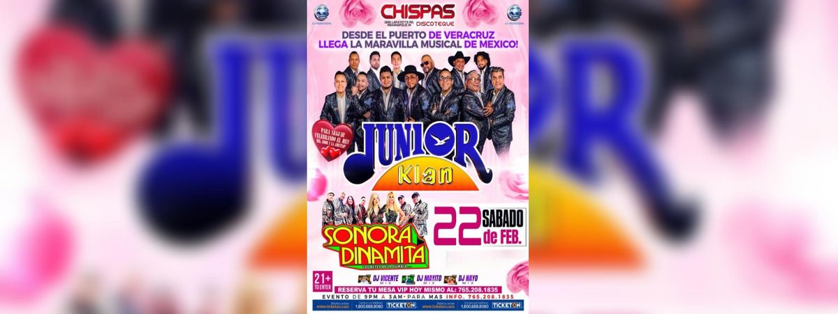 JUNIOR KLAN, LA SONORA DINAMITA & MAS