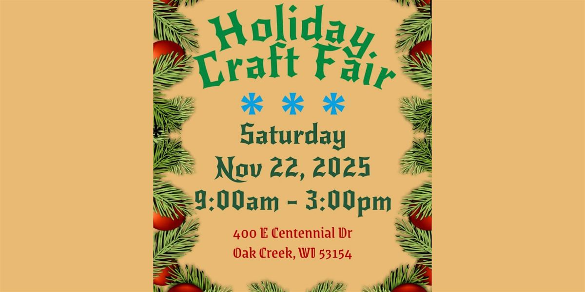 Centennial Craft Fair and Bake Sale
