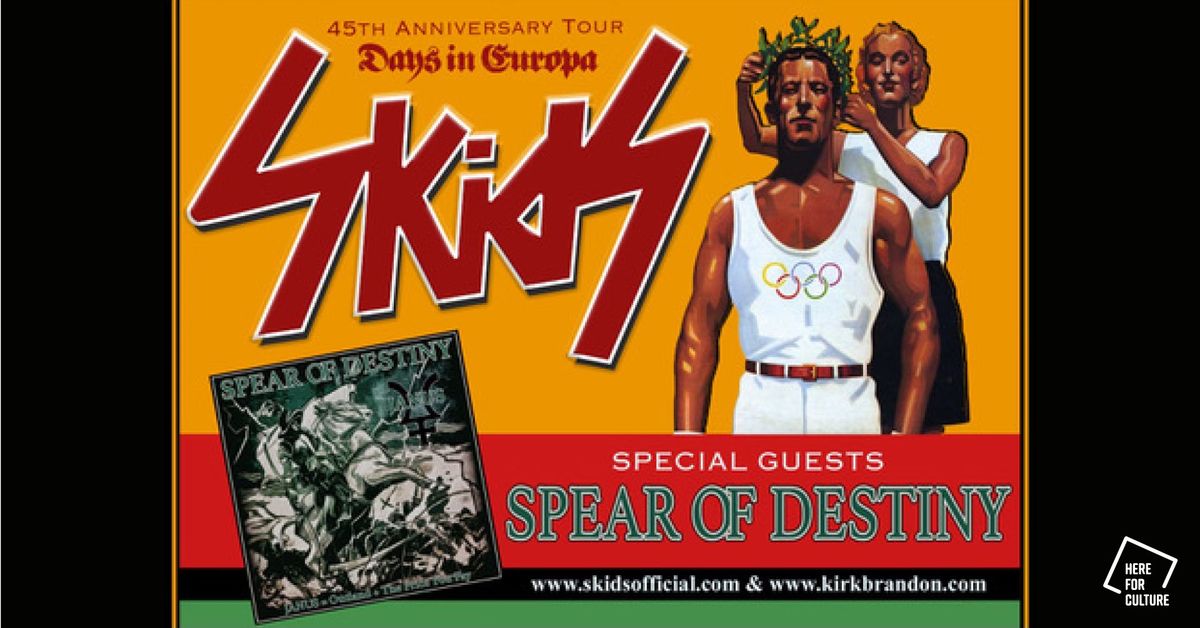 The Skids + Spear Of Destiny @ Parish, Huddersfield - Sun 10th Nov 2024