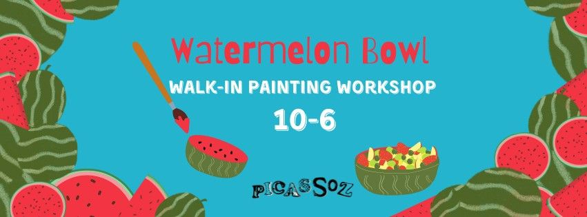 Watermelon Bowl Painting Workshop