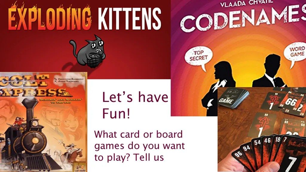 Board Game Evening for adults \u00ab Fun social interactions games \u00bb