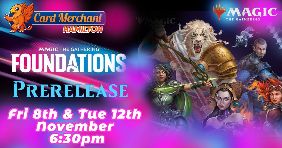 CM Hamilton MTG Foundations Pre-Release Events