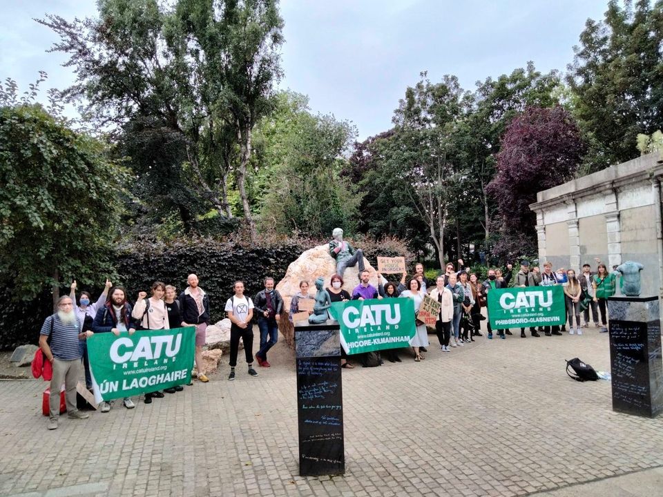 CATU Bloc at Dublin Cost of Living Demo