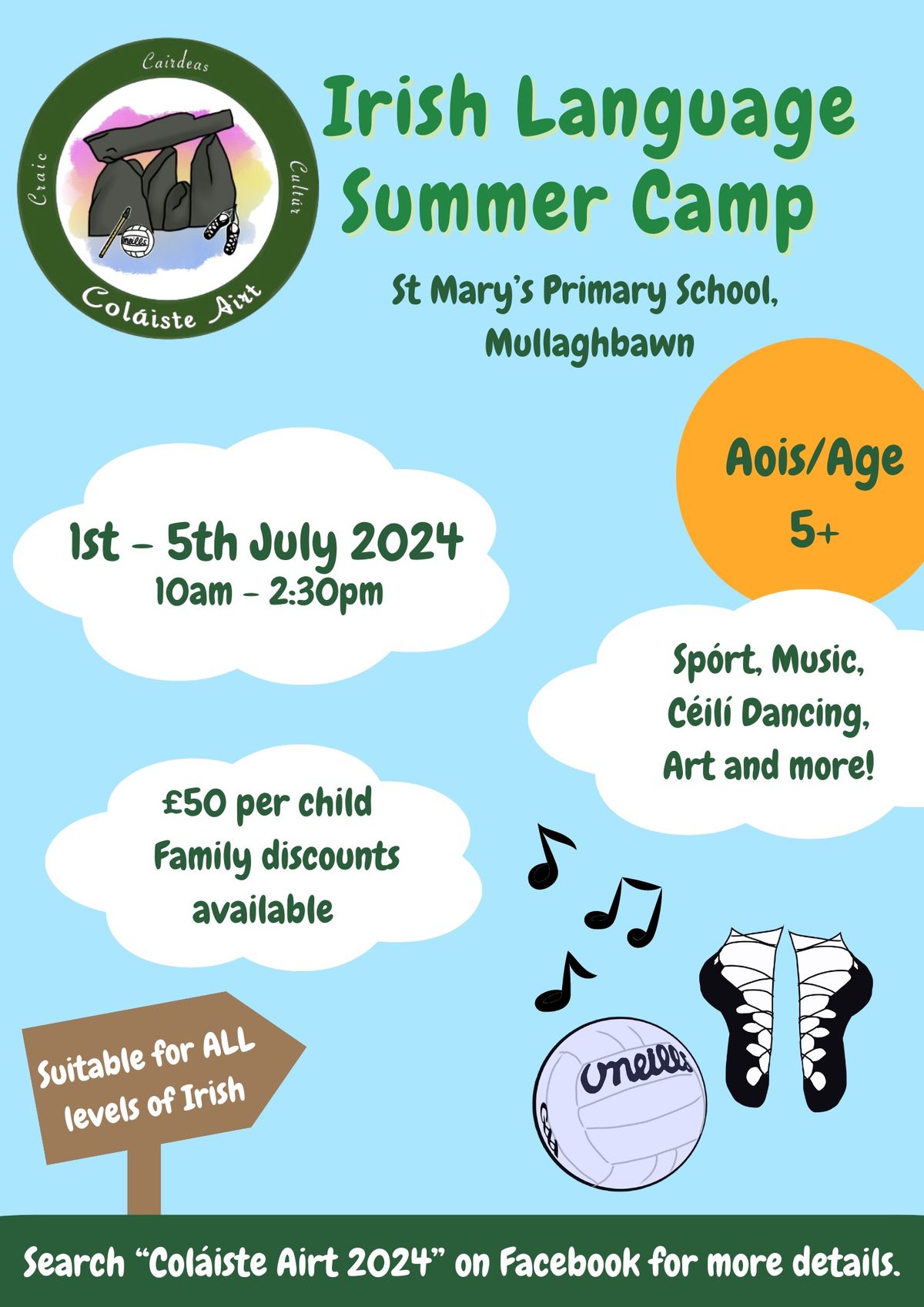 Col\u00e1iste Airt - Irish Language Summer Camp