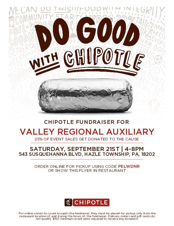 Fundraiser with Chipotle