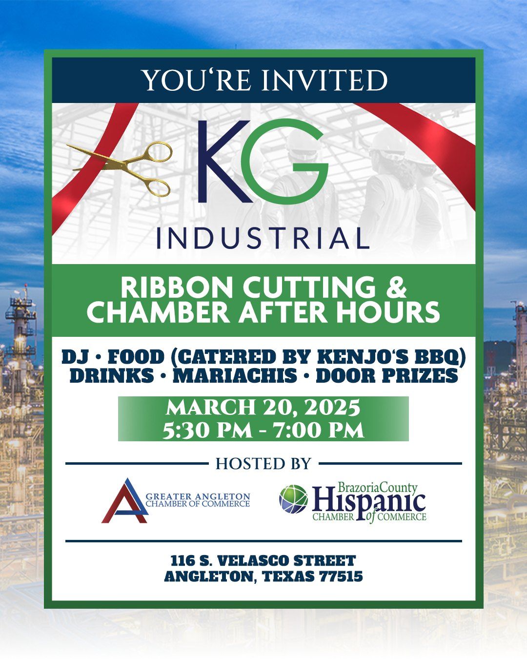  KG INDUSTRIAL Business After Hours & Ribbon Cutting