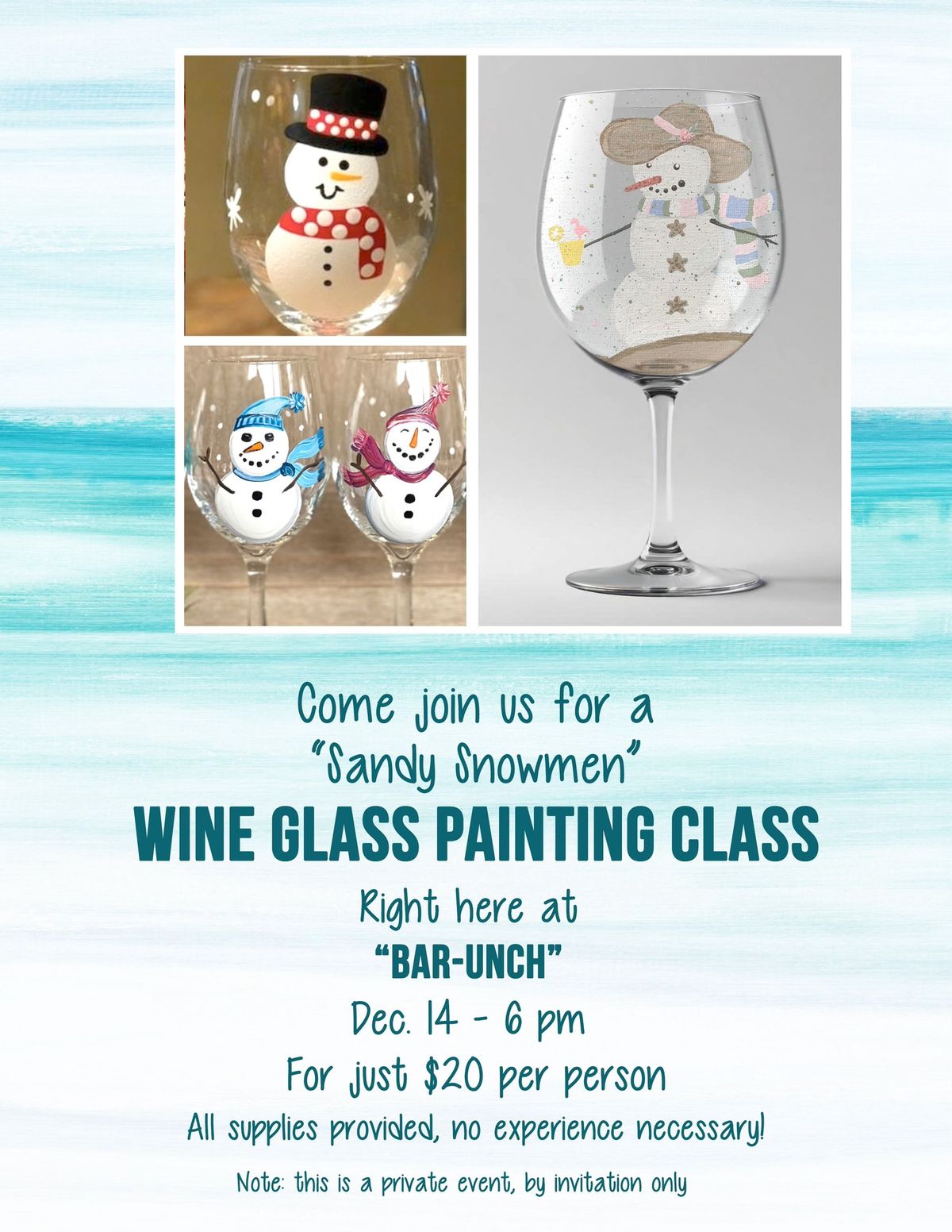 Wine Glass Painting Class