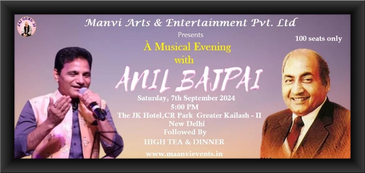 An Enchanting Musical Evening with Anil Bajpai