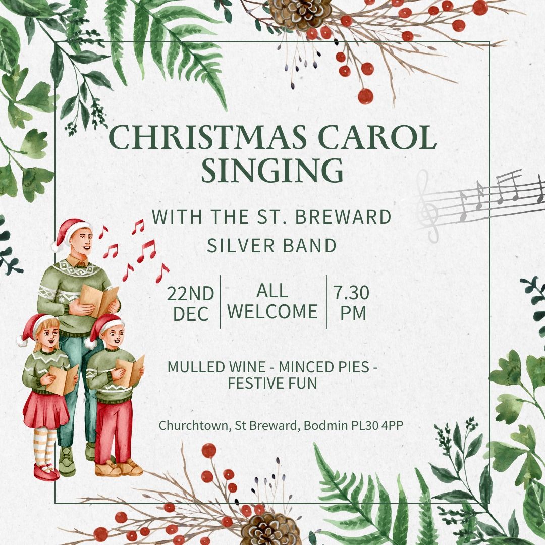 Carol Singing with St Breward Silver Band