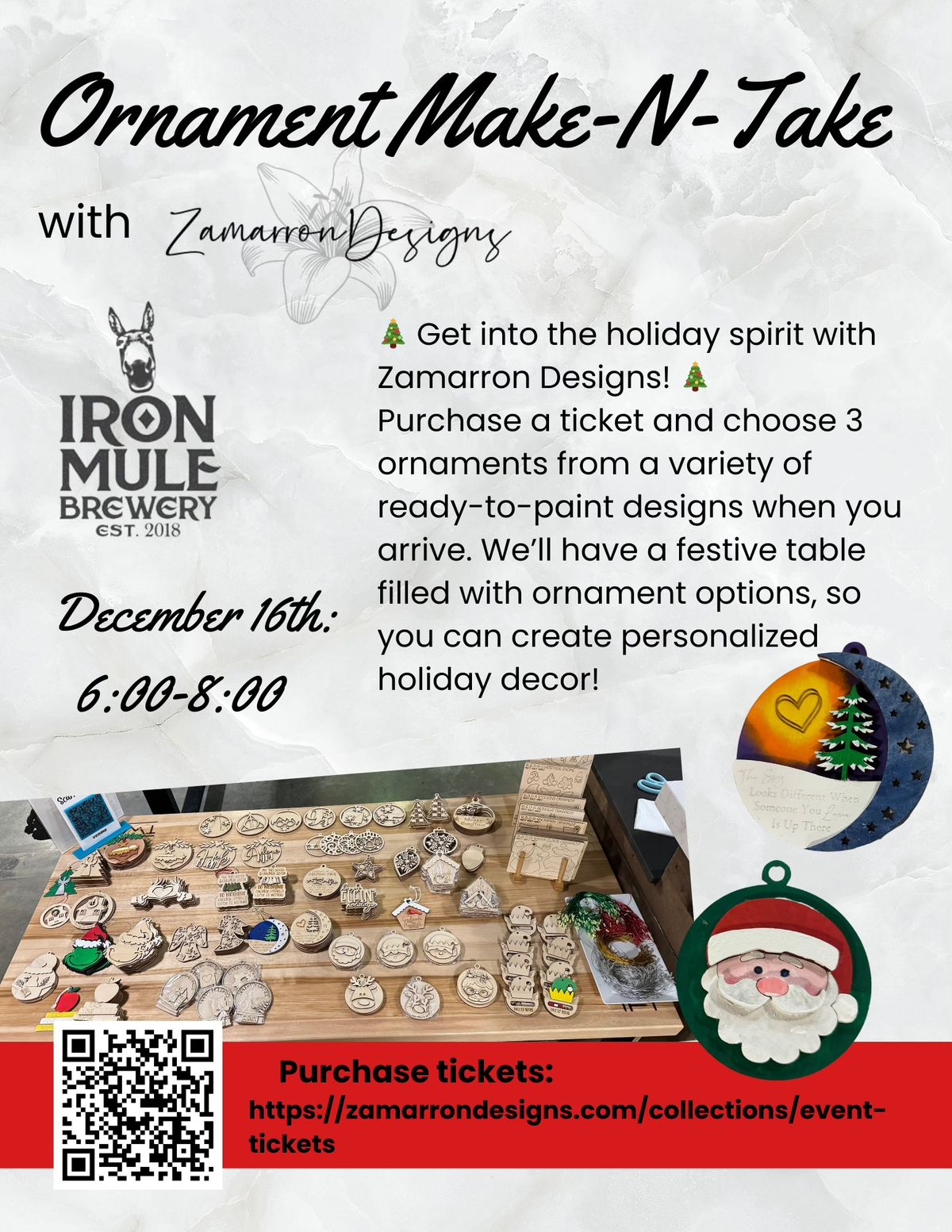 Iron Mule - Ornament Make-N-Take