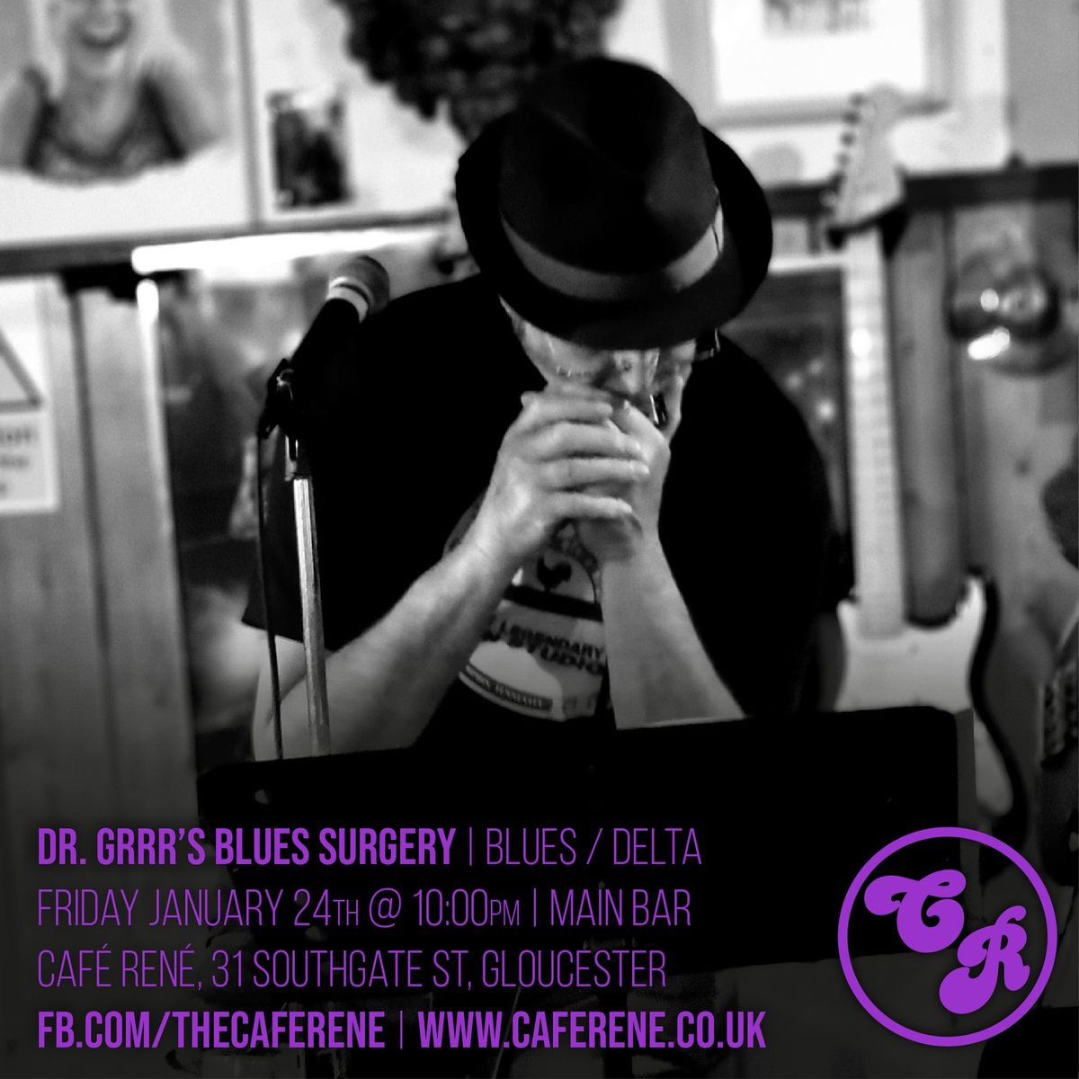 Dr. Grrr's Blues Surgery LIVE at Caf\u00e9 Ren\u00e9