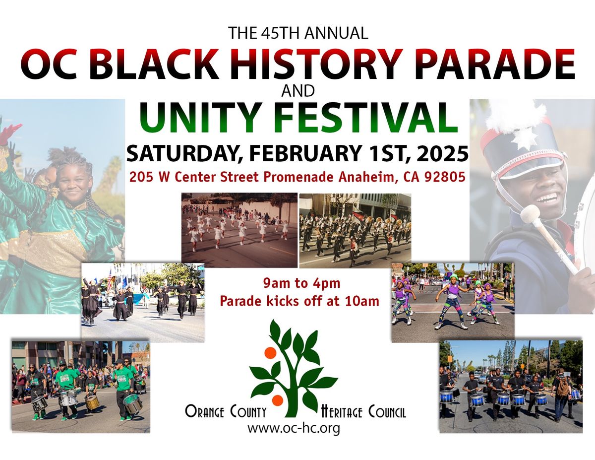 45th Annual OC Black History Parade & Unity Festival