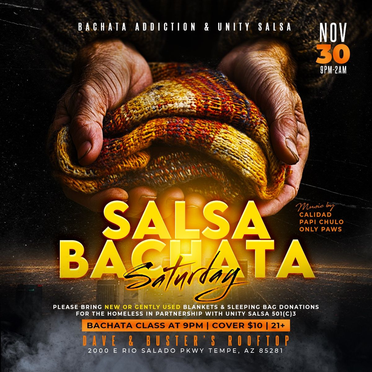 Salsa Bachata Saturday at D&B \/\/ Bachata Addiction X Unity Salsa!