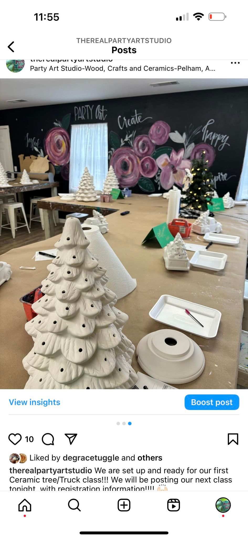 Ceramic Christmas Tree\/truck Class