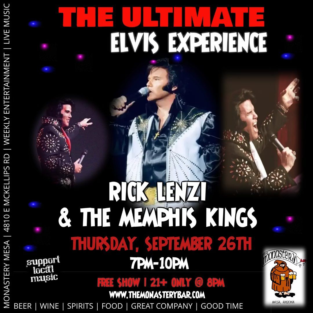 Rick Lenzi & The Memphis Kings - Ultimate Elvis Experience at the Monastery