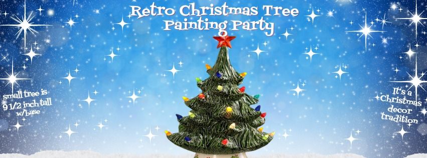 Retro Christmas Tree Pre-order (sm- 9 inch)