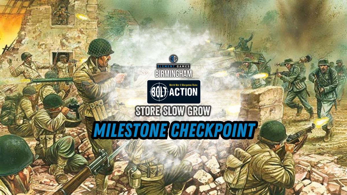 Milestone Checkpoint - Bolt Action Store Slow Grow