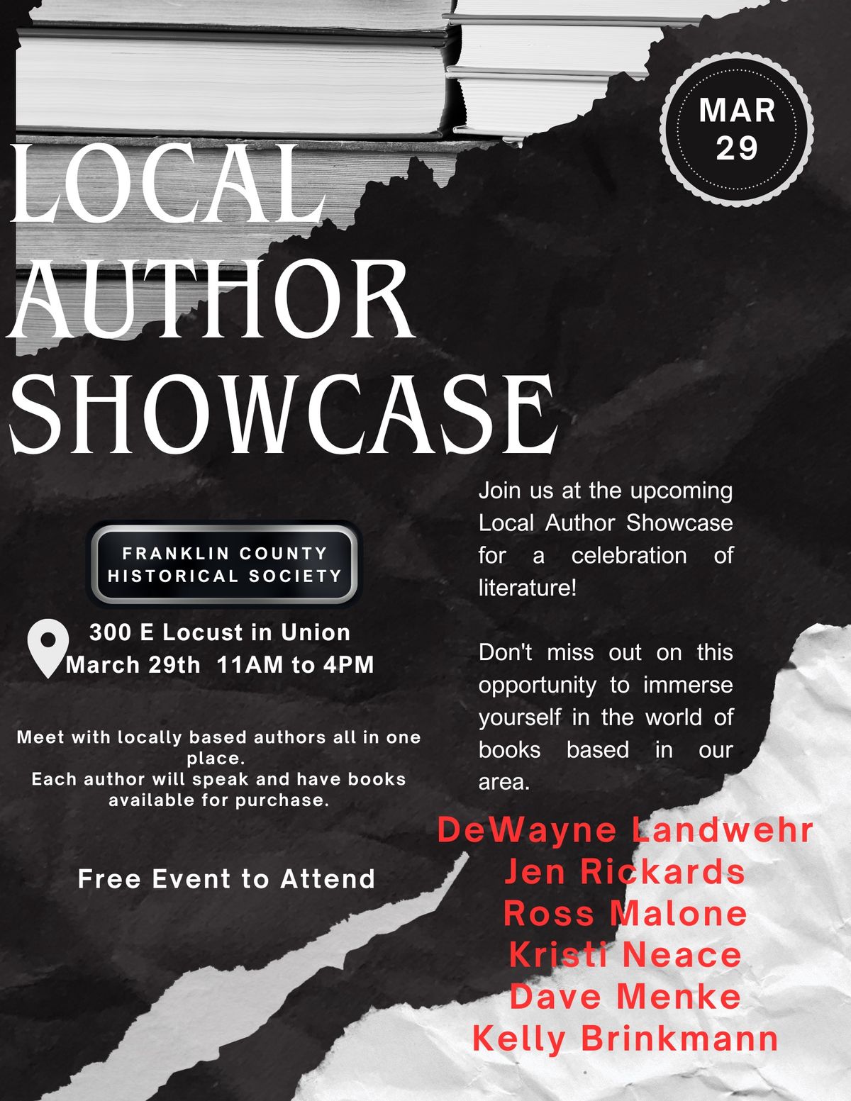 Local Author Showcase