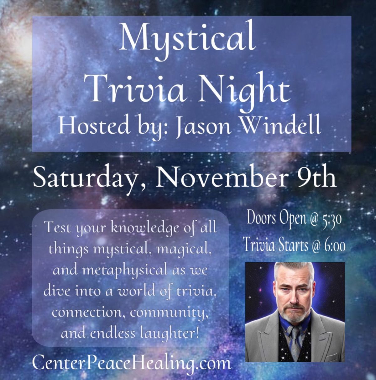 Mystical Trivia Night ~ The Grand Finale to our Open House Fundraising Event!