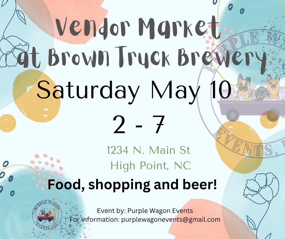 Vendor Event at Brown Truck Brewery