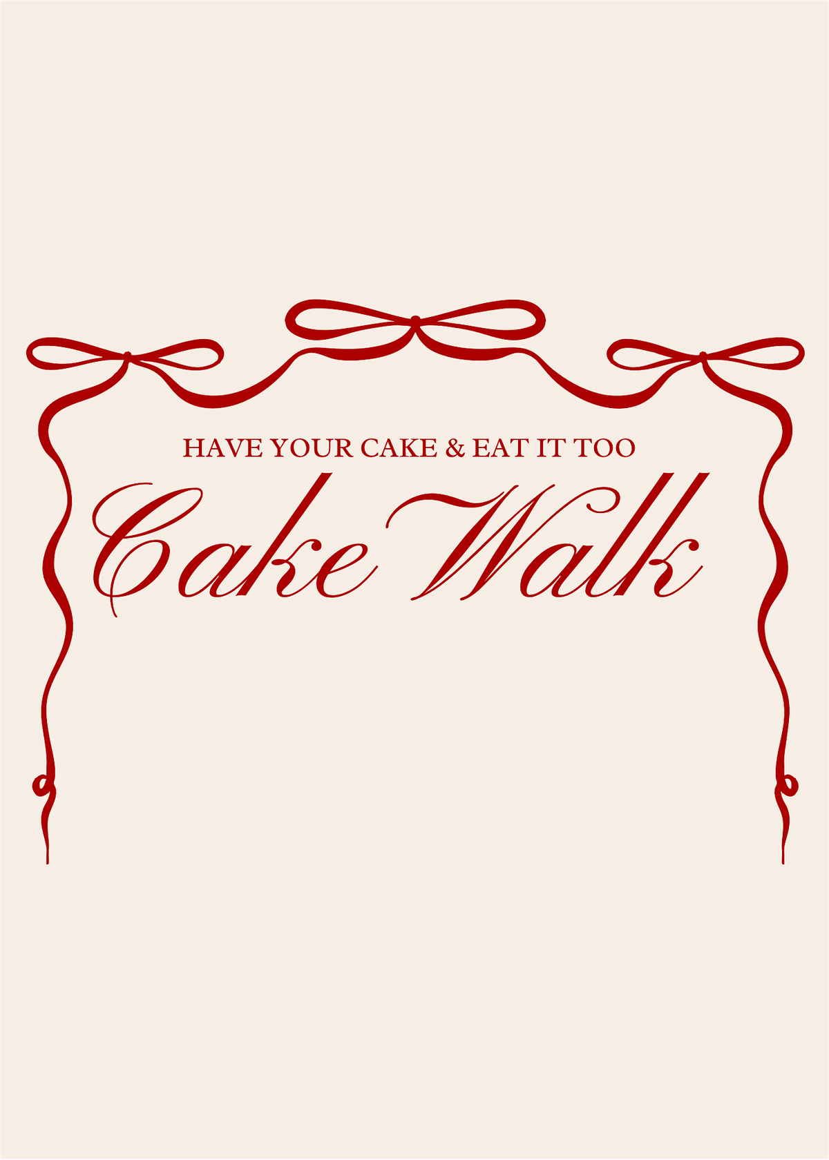 Cake Walk