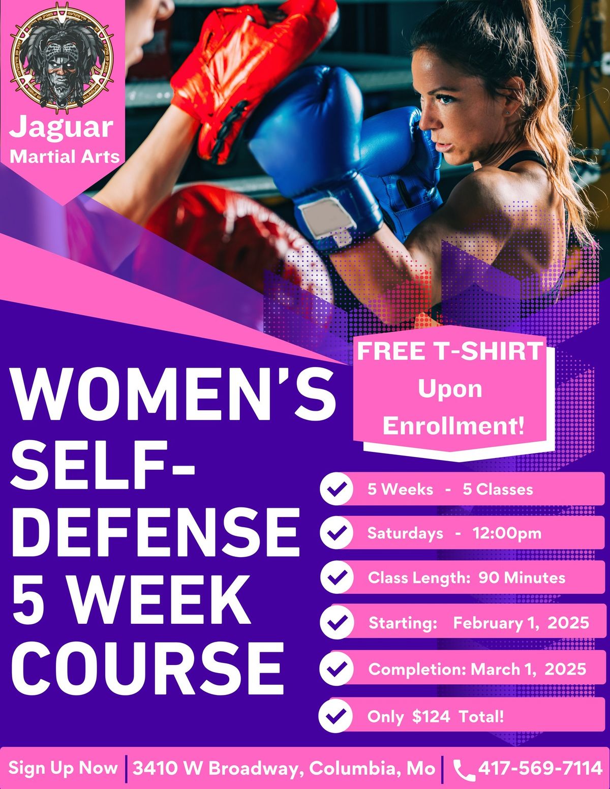 WOMENS ONLY SELF DEFENSE COURSE