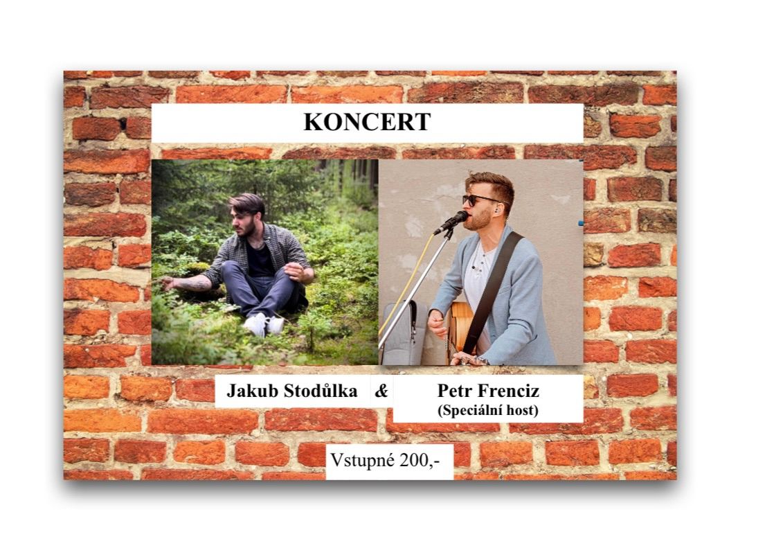 Koncert Caf\u00e9 Pr\u00e1h Brno - Jakub Stod\u016flka & Petr Frenciz