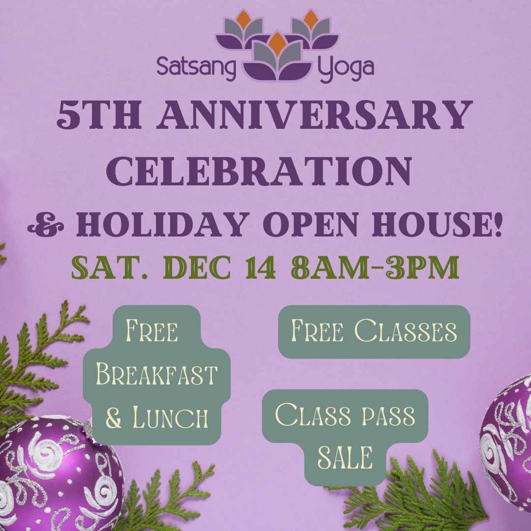 5th Anniversary Celebration & Holiday Open House