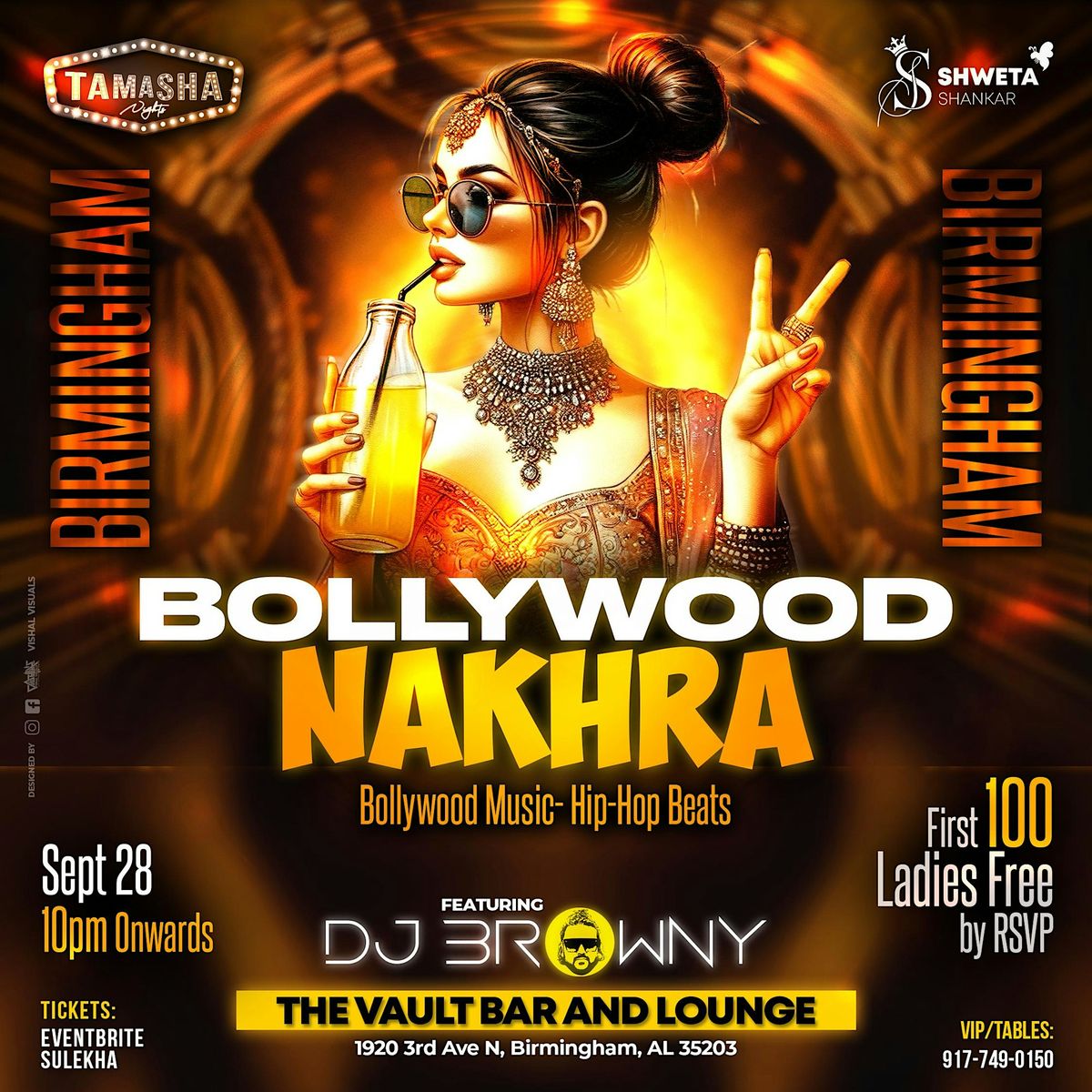 ALABAMA- SEPT 28TH - BOLLYWOOD NAKHRA SATURDAY @THE VAULT LOUNGE