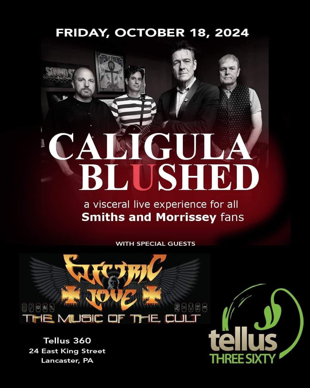 Electric Love & Caligula Blushed - A Tribute to The Smiths & Morrissey @ Tellus360!