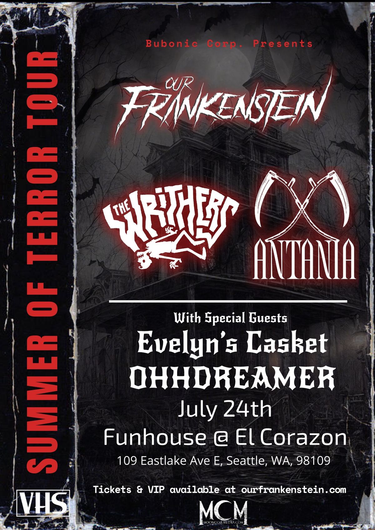 Our Frankenstein, The Writhers, Antania + MORE! 