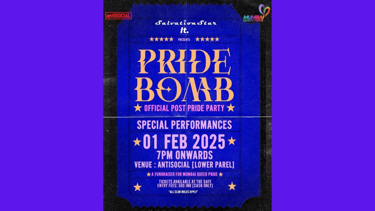 PRIDE BOMB : OFFICIAL POST PRIDE PARTY