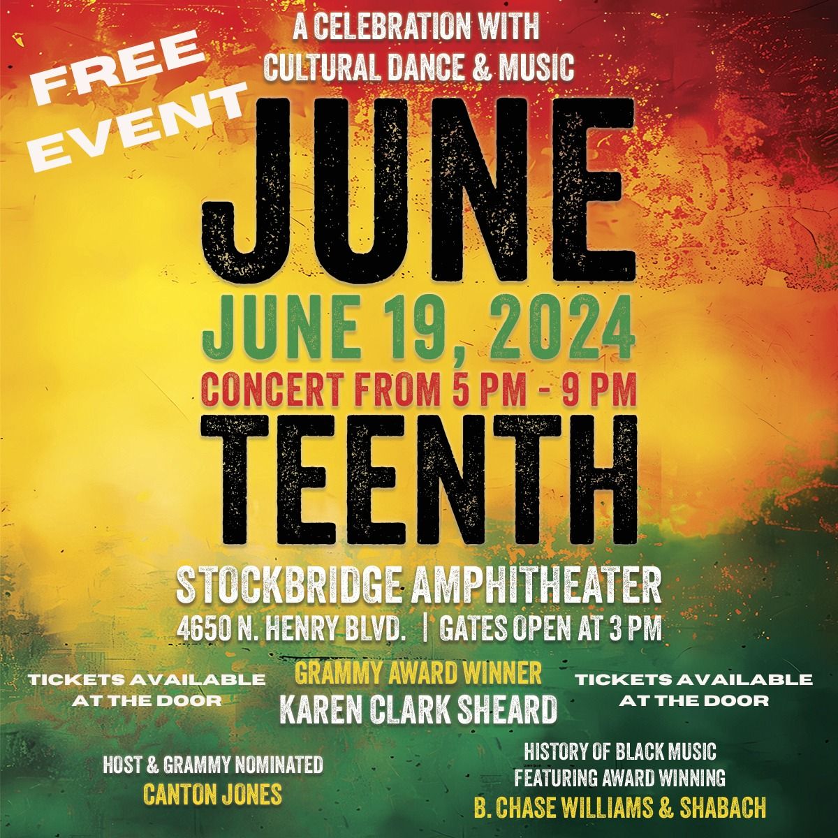 CITY OF STOCKBRIDGE JUNETEENTH CELEBRATION 