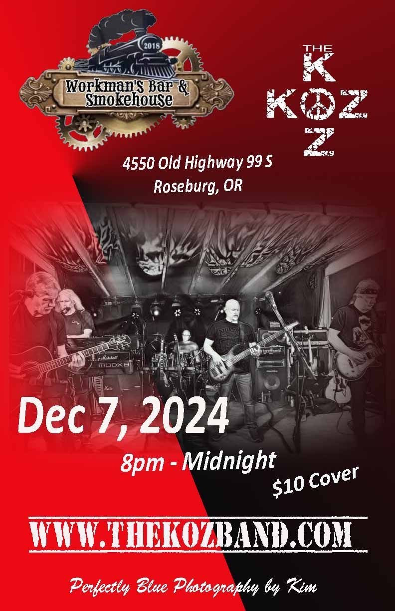 The Koz LIVE at Workman's Bar & Smokehouse - Dec 7, 2024