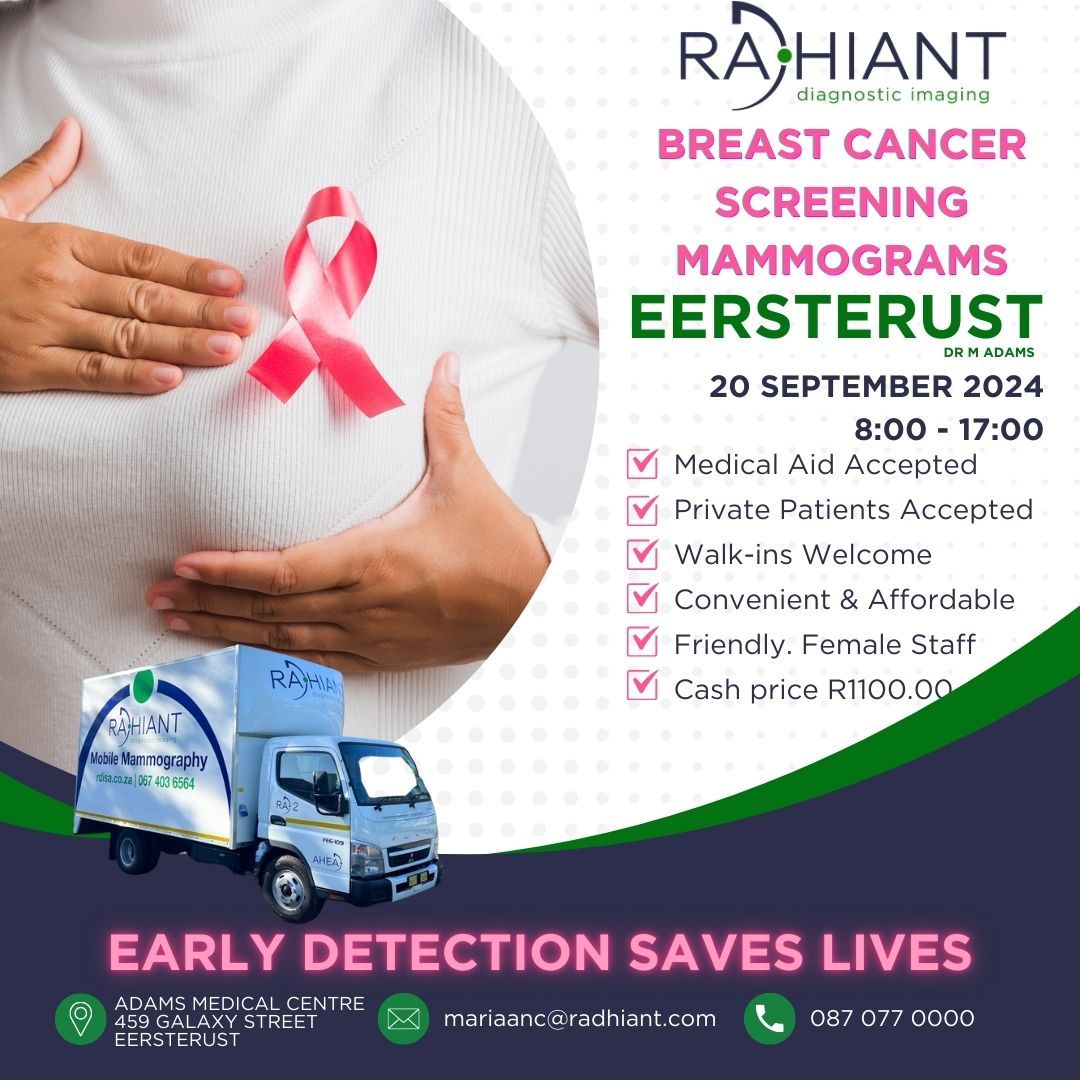 BREAST CANCER SCREENING MAMMOGRAMS!!!