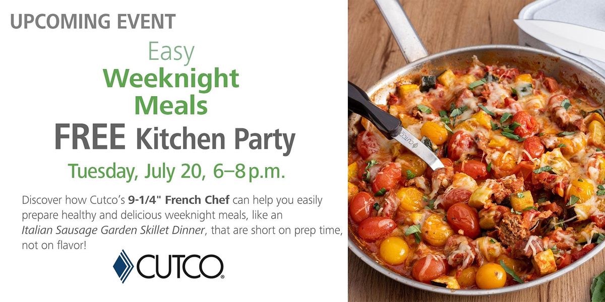 FREE Cooking Class: Easy Weeknight Meals
